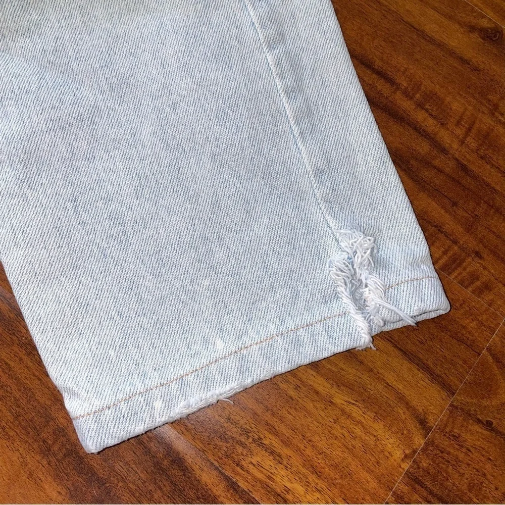 Vintage 90s Lee High Waisted Light Washed Jeans Size 27x24 Y2K - Picture 4 of 9